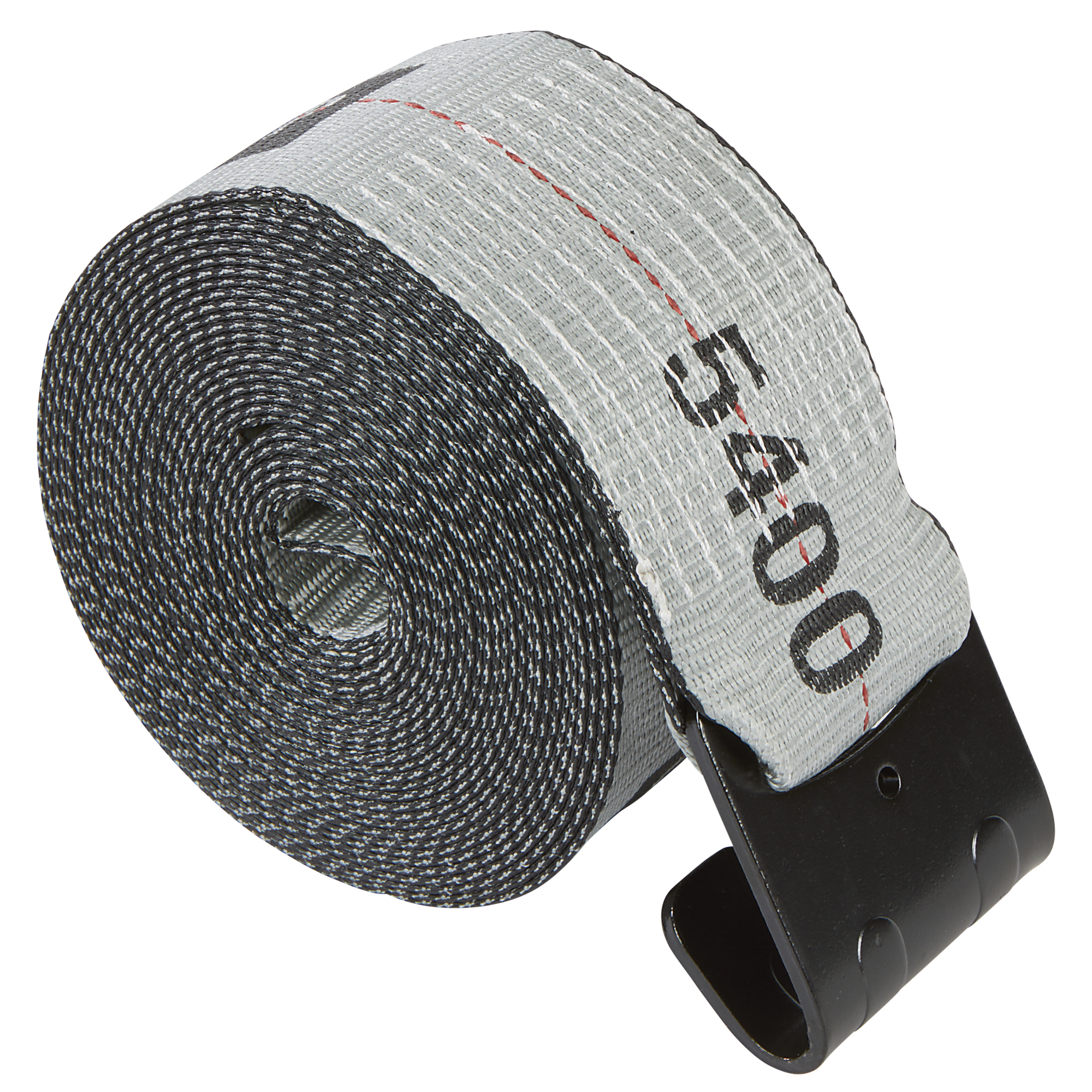 Ultra-Tow XTP 4in. x 30ft. Winch Strap with Flat Hook, 16,200-Lb. Breaking Strength, 5400-Lb. Working Load, Gray